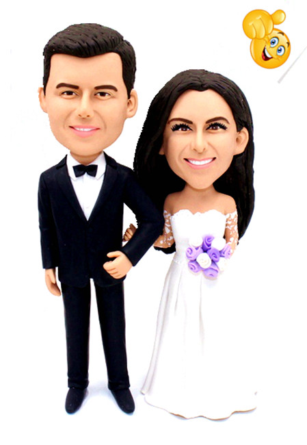 Custom wedding cake toppers Personalized cake toppers